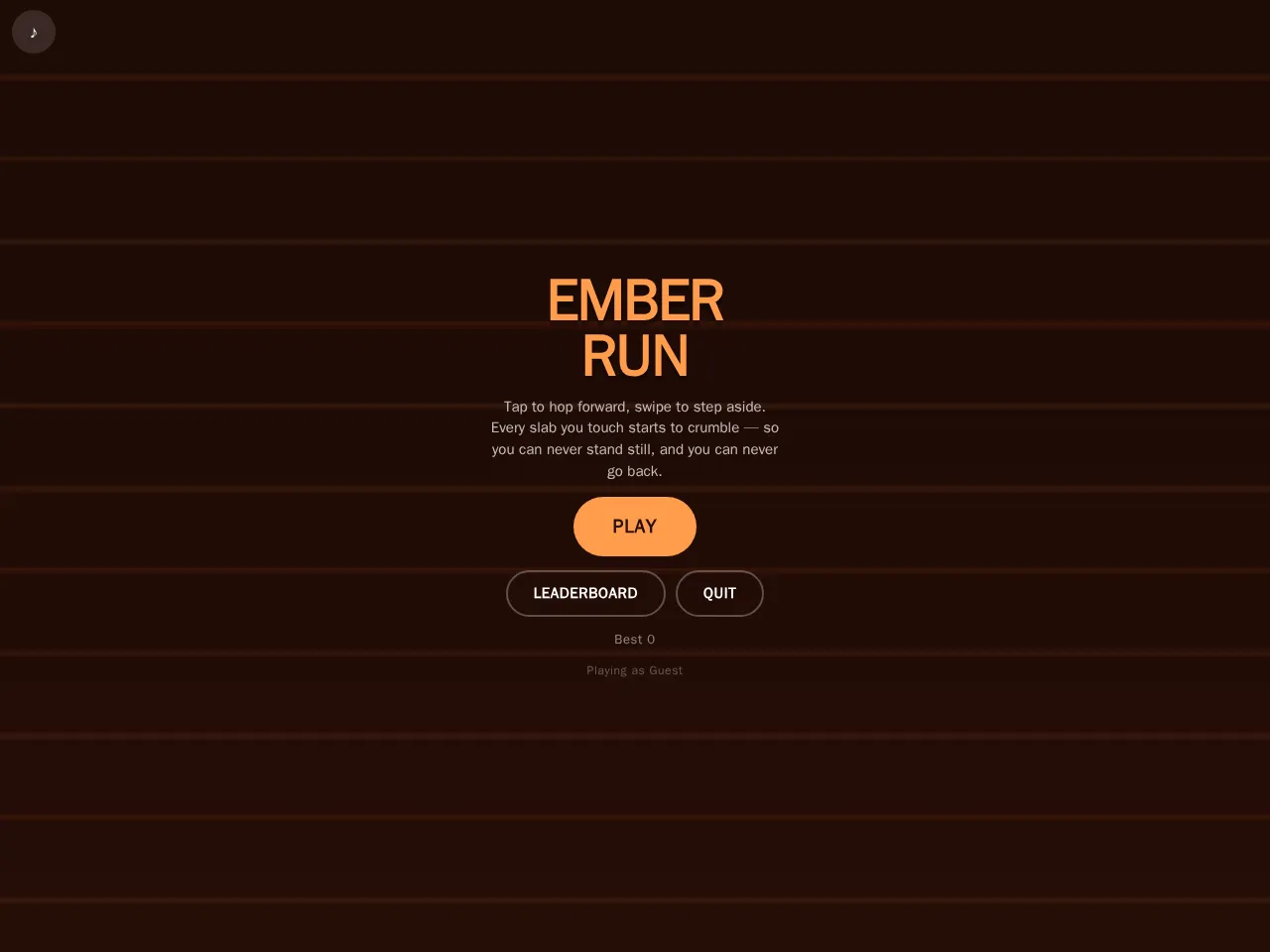 Screenshot of Ember Run